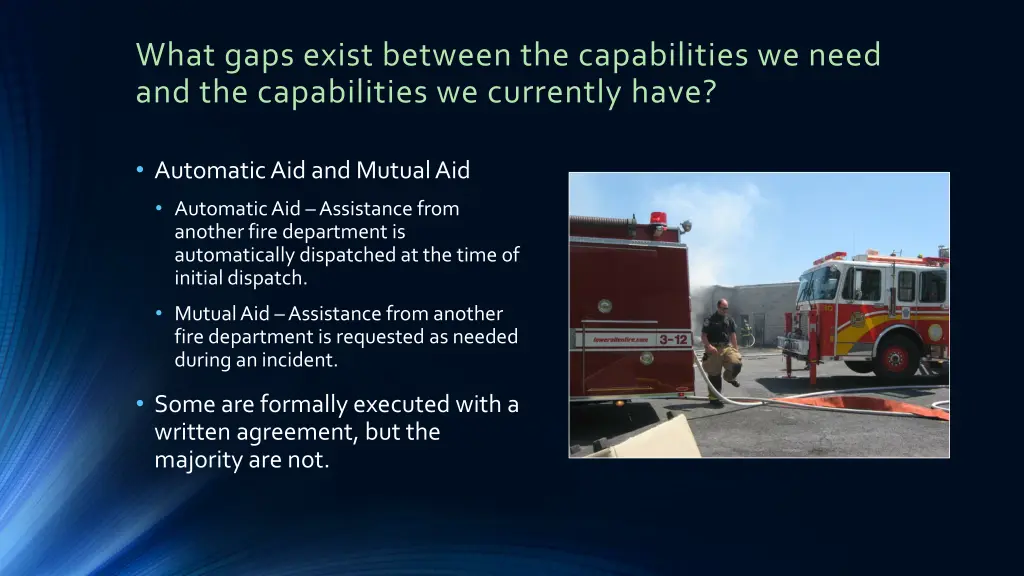 what gaps exist between the capabilities we need 15