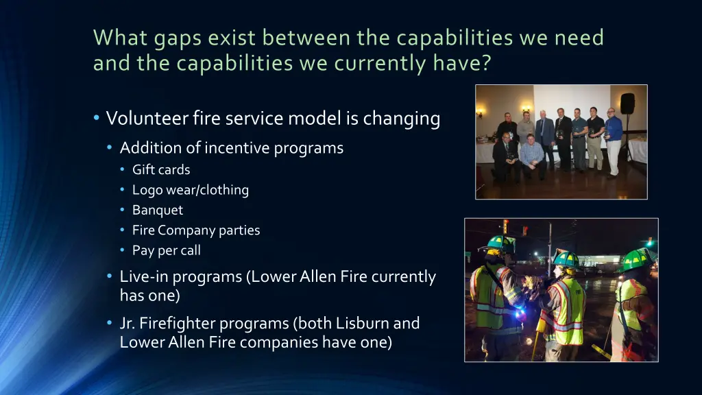 what gaps exist between the capabilities we need 4