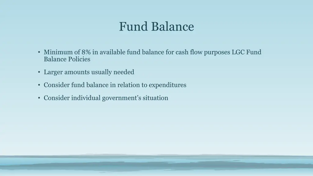 fund balance 1