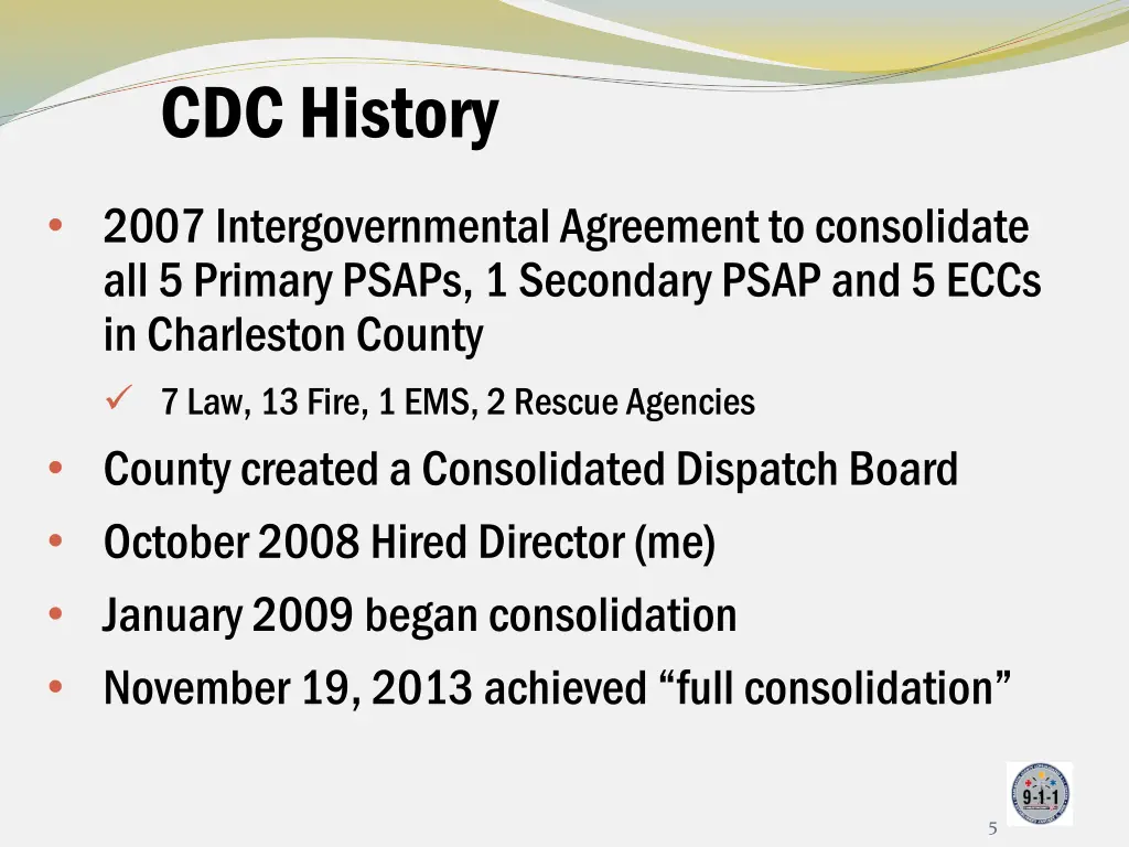 cdc history