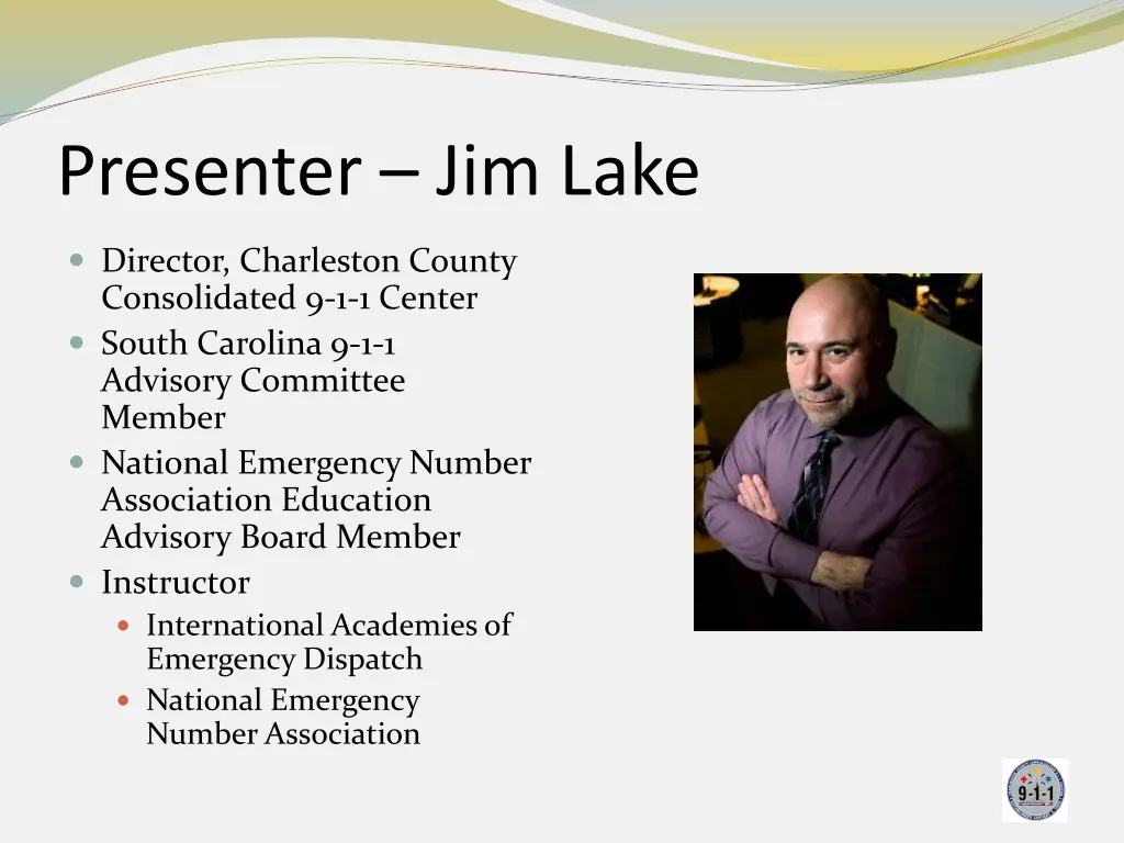 presenter jim lake