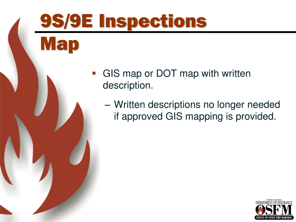 9s 9e inspections map