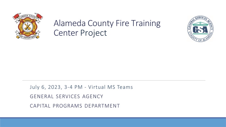 alameda county fire training center project