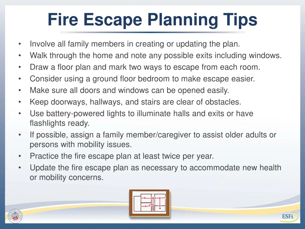 fire escape planning tips