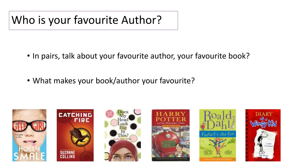 who is your favourite author