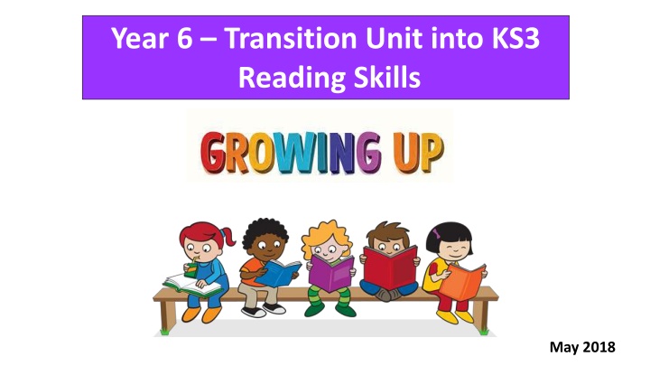 year 6 transition unit into ks3 reading skills