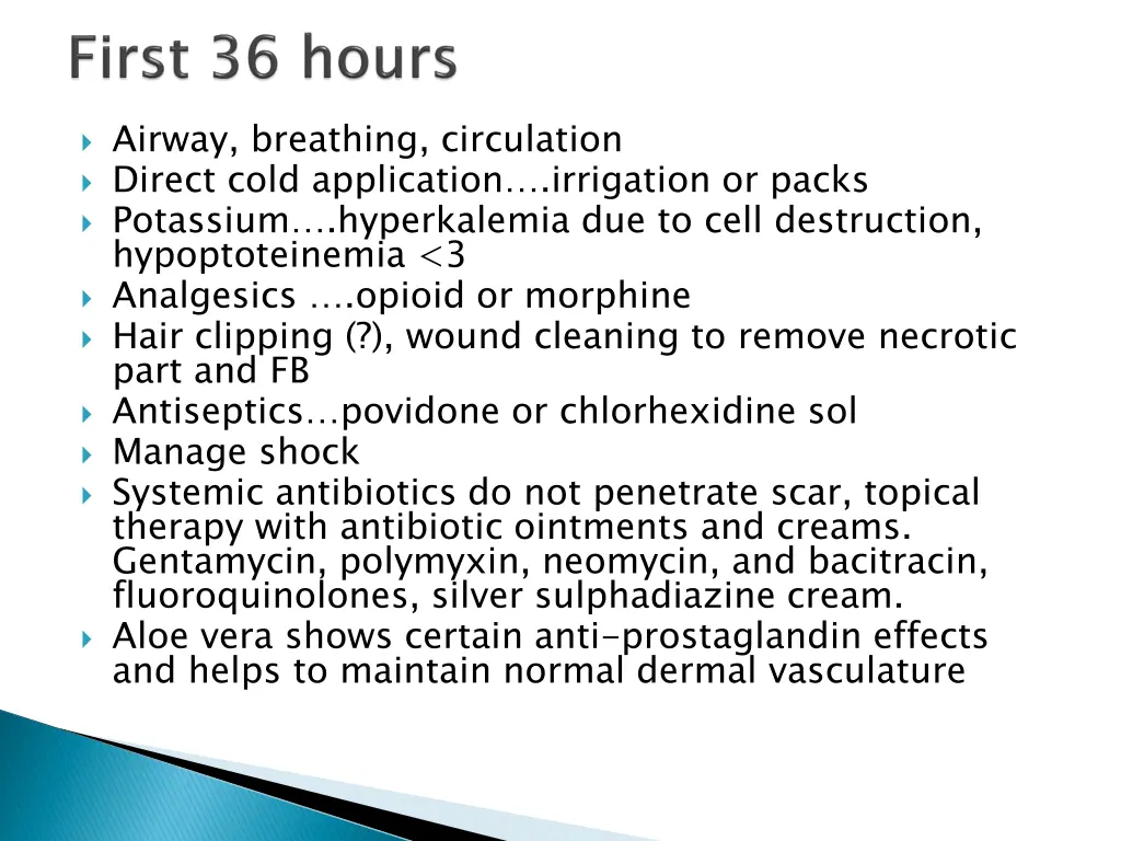 airway breathing circulation direct cold