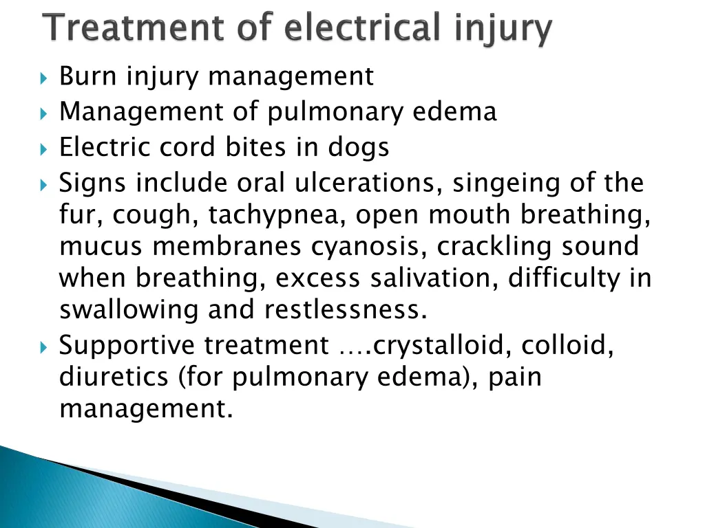 burn injury management management of pulmonary