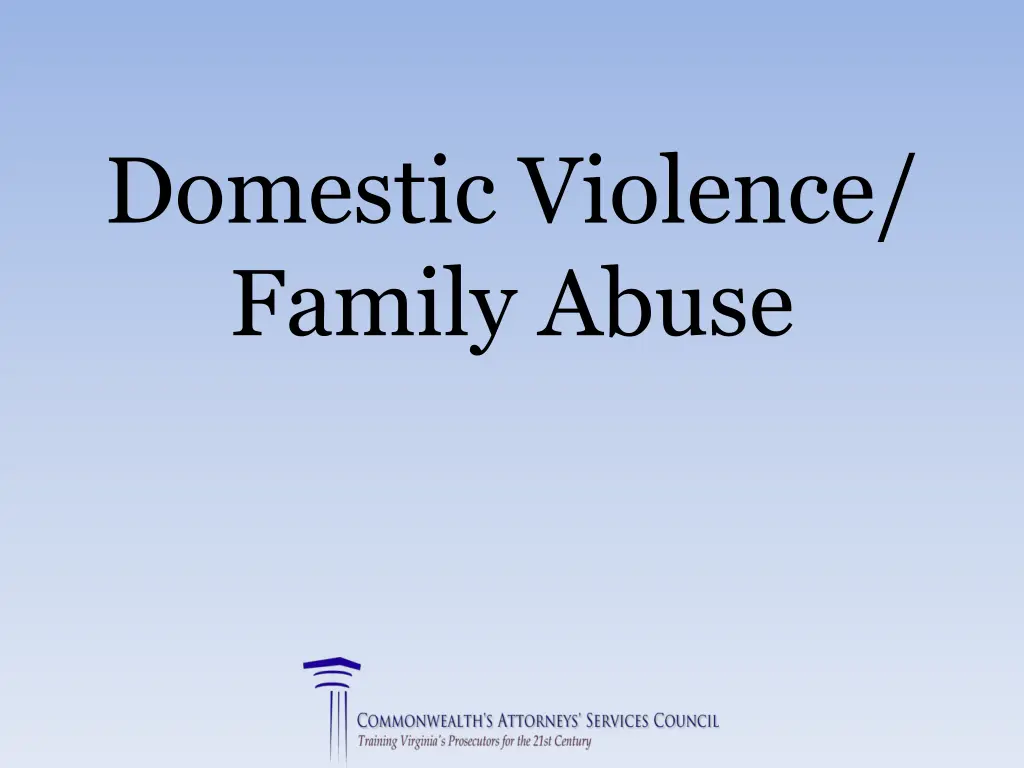 domestic violence family abuse