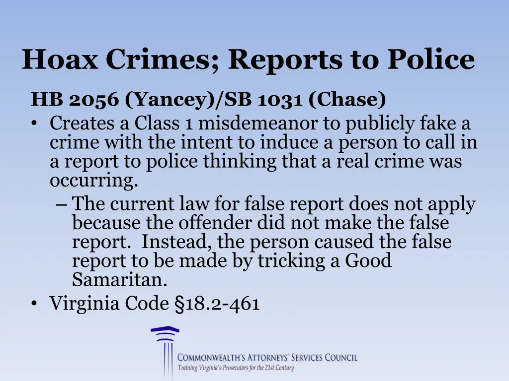 hoax crimes reports to police