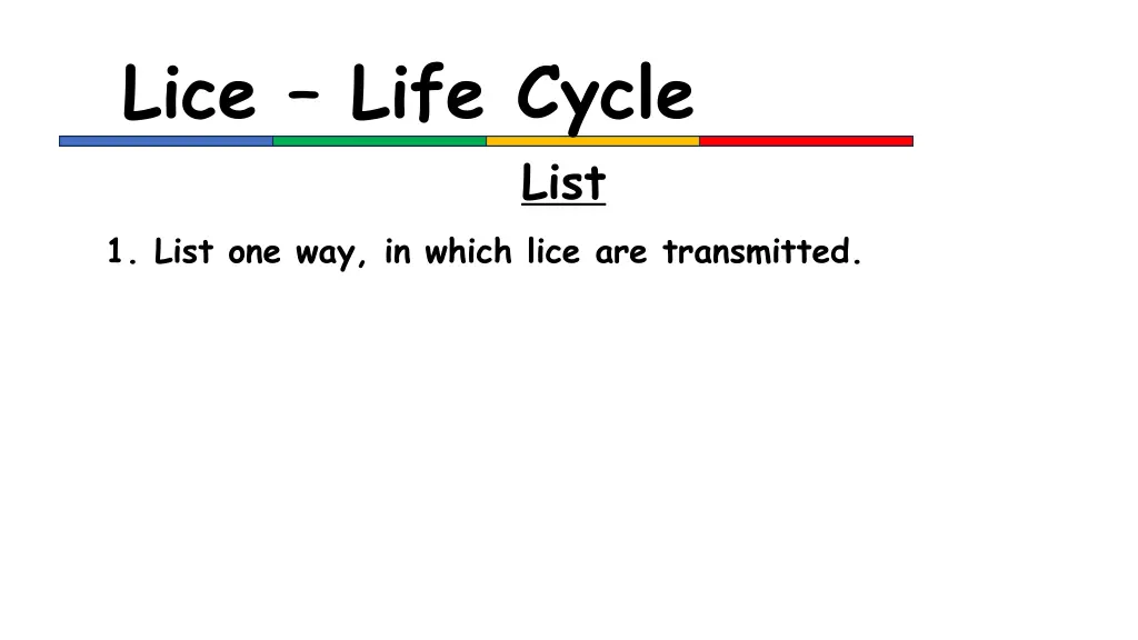 lice life cycle