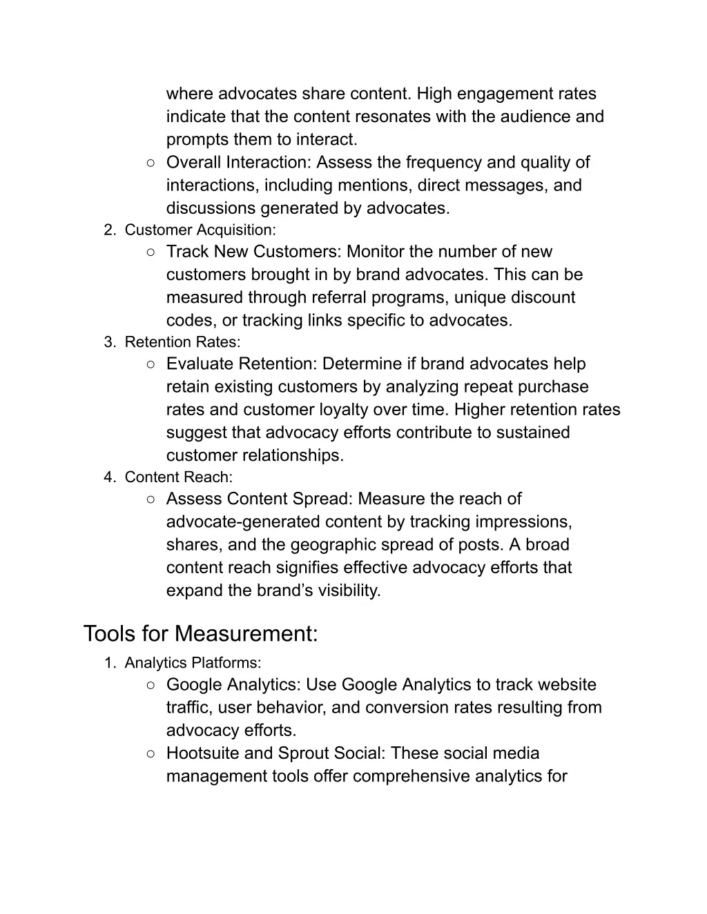 where advocates share content high engagement