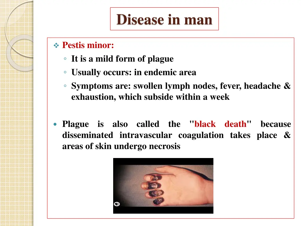 disease in man 4