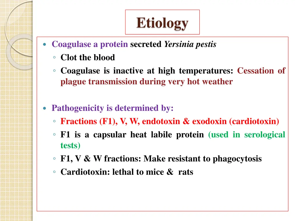 etiology 1