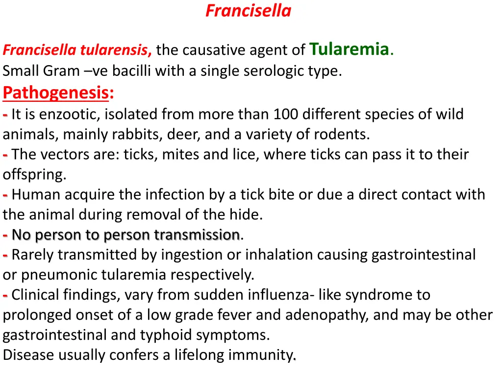 francisella