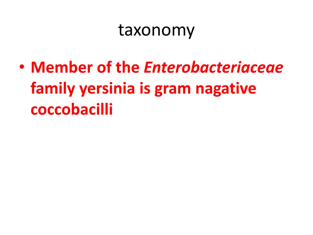 taxonomy