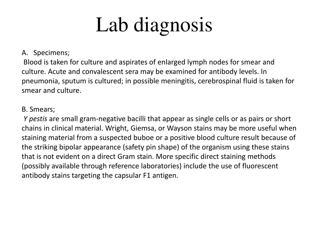 lab diagnosis 1