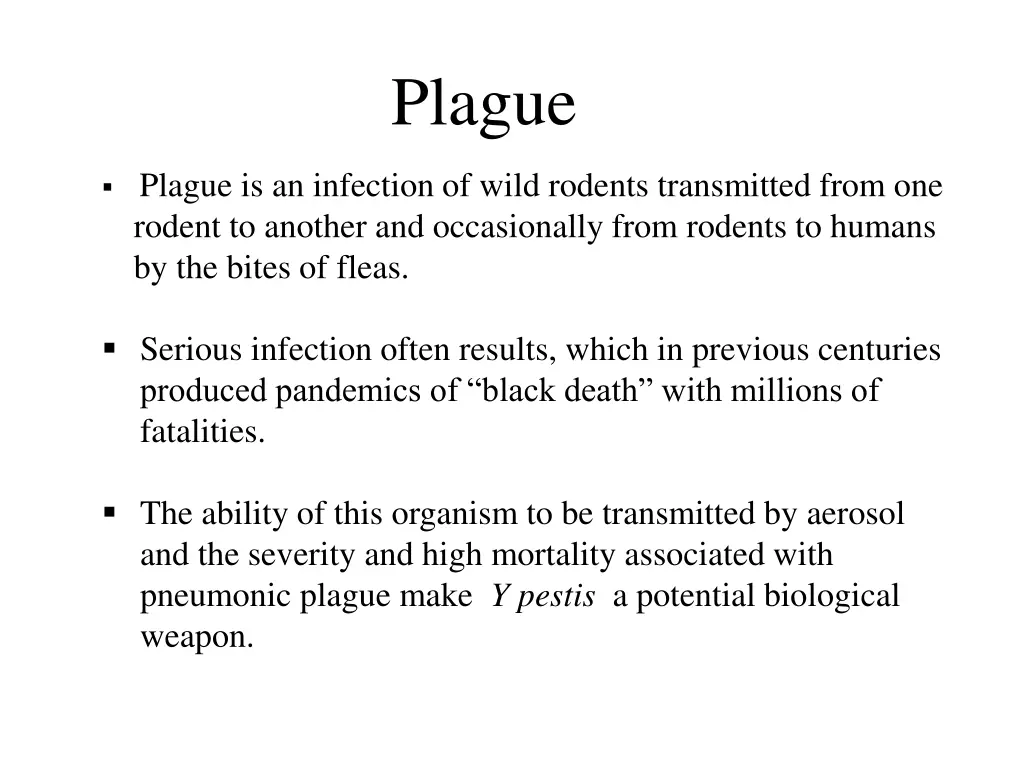 plague