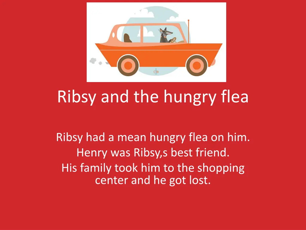 ribsy and the hungry flea