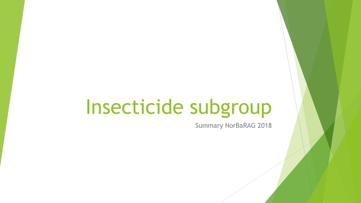 insecticide subgroup