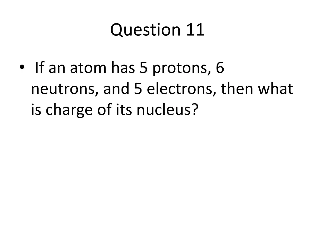 question 11