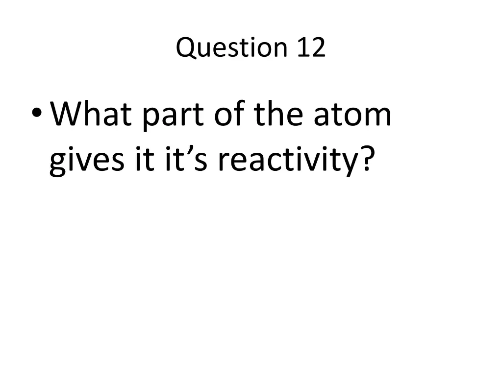 question 12