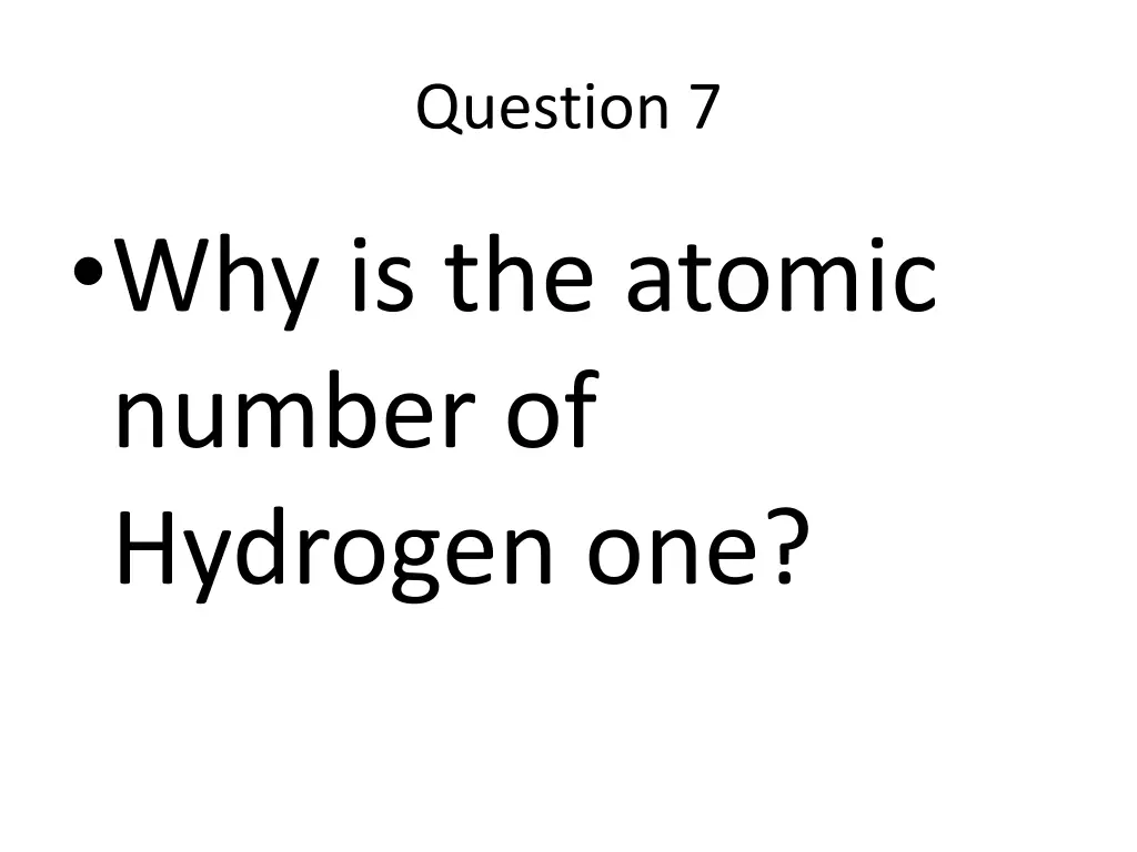 question 7