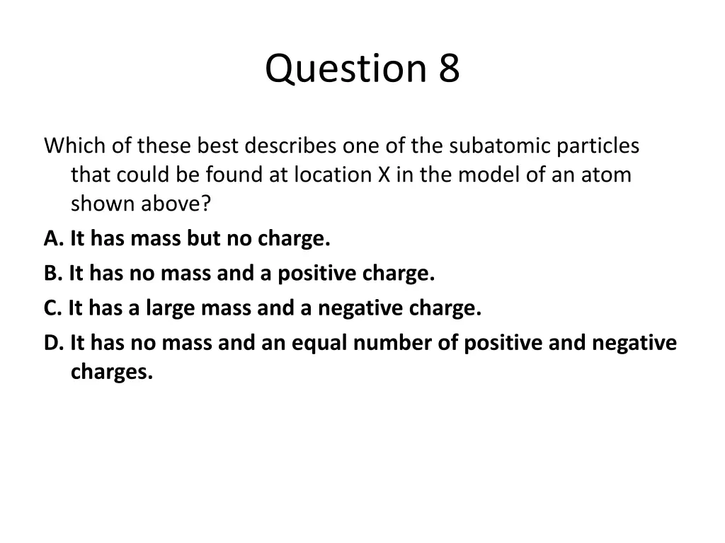 question 8