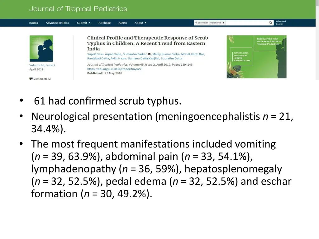 neurological presentation meningoencephalistis