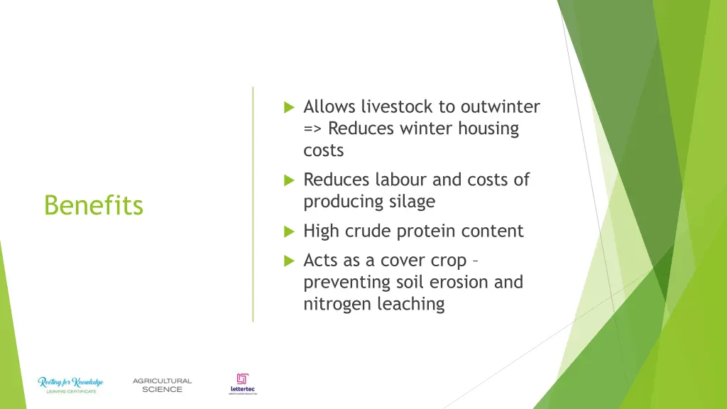 allows livestock to outwinter reduces winter