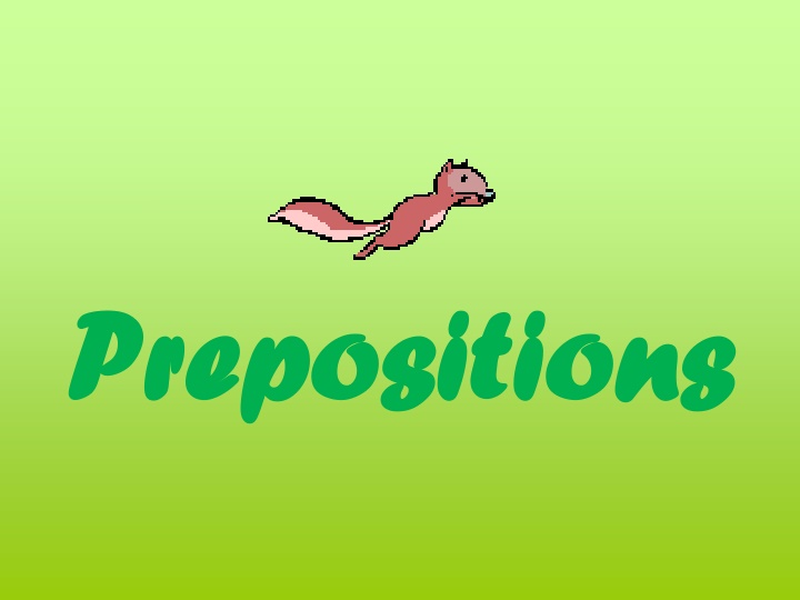 prepositions prepositions