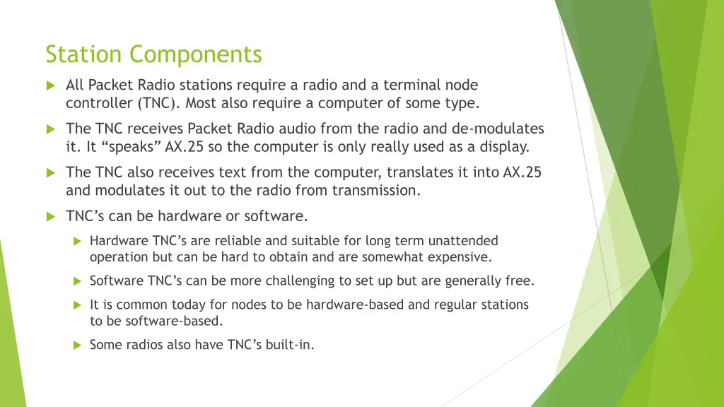 station components