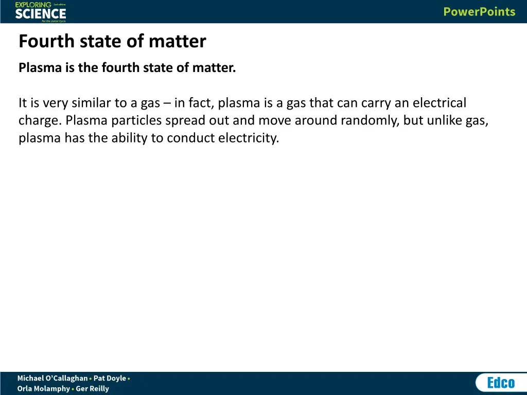 fourth state of matter