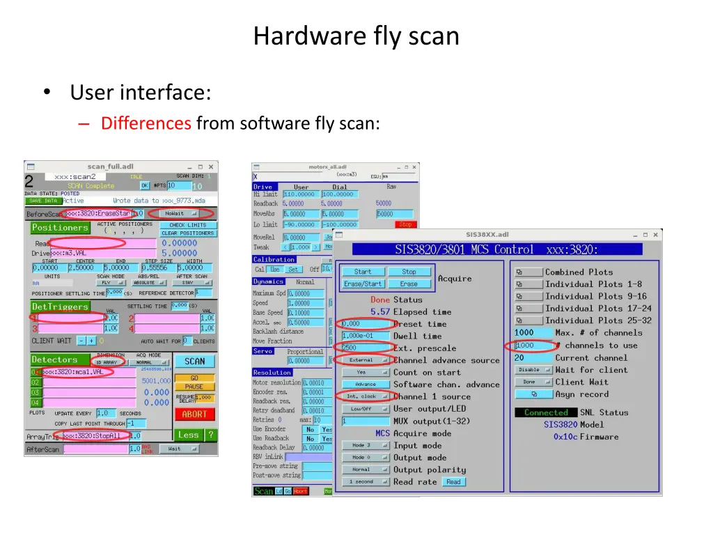 hardware fly scan