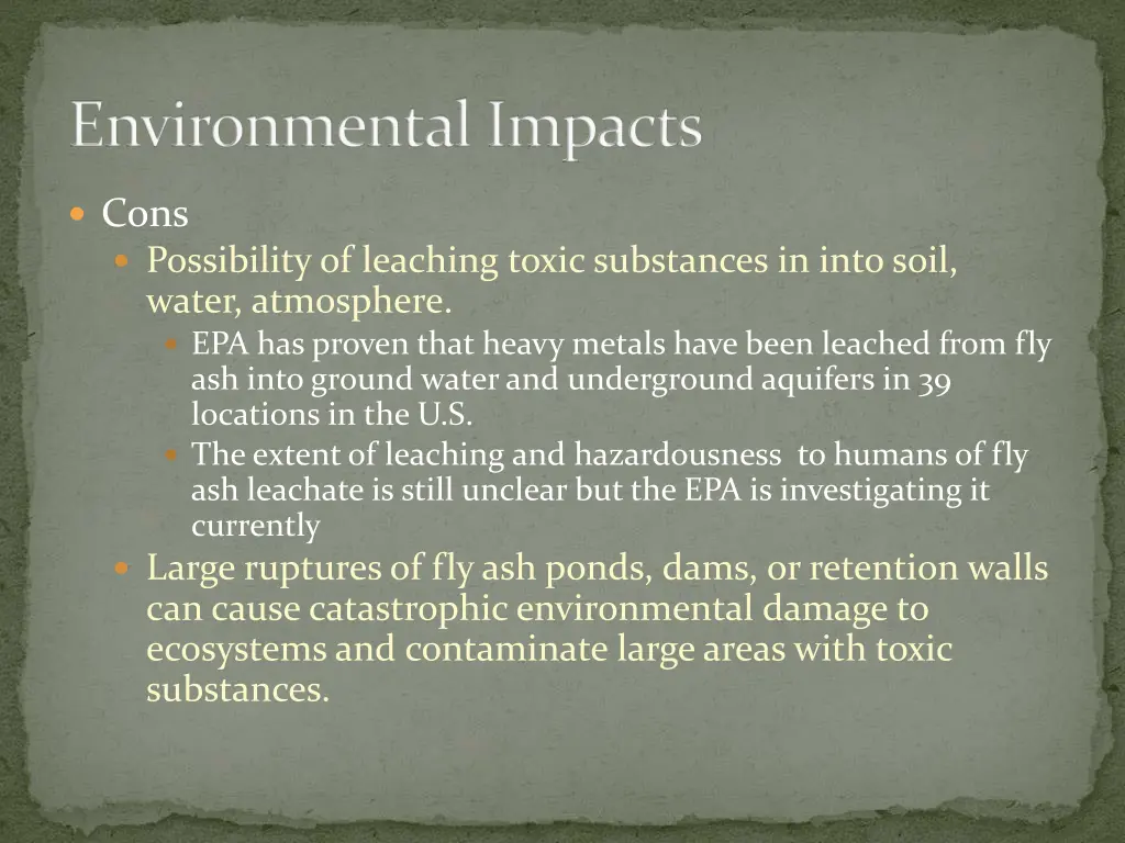 environmental impacts 1