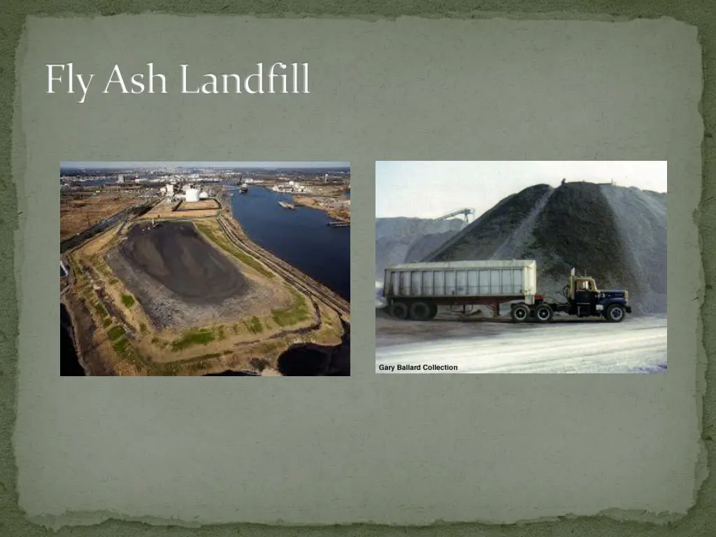 fly ash landfill