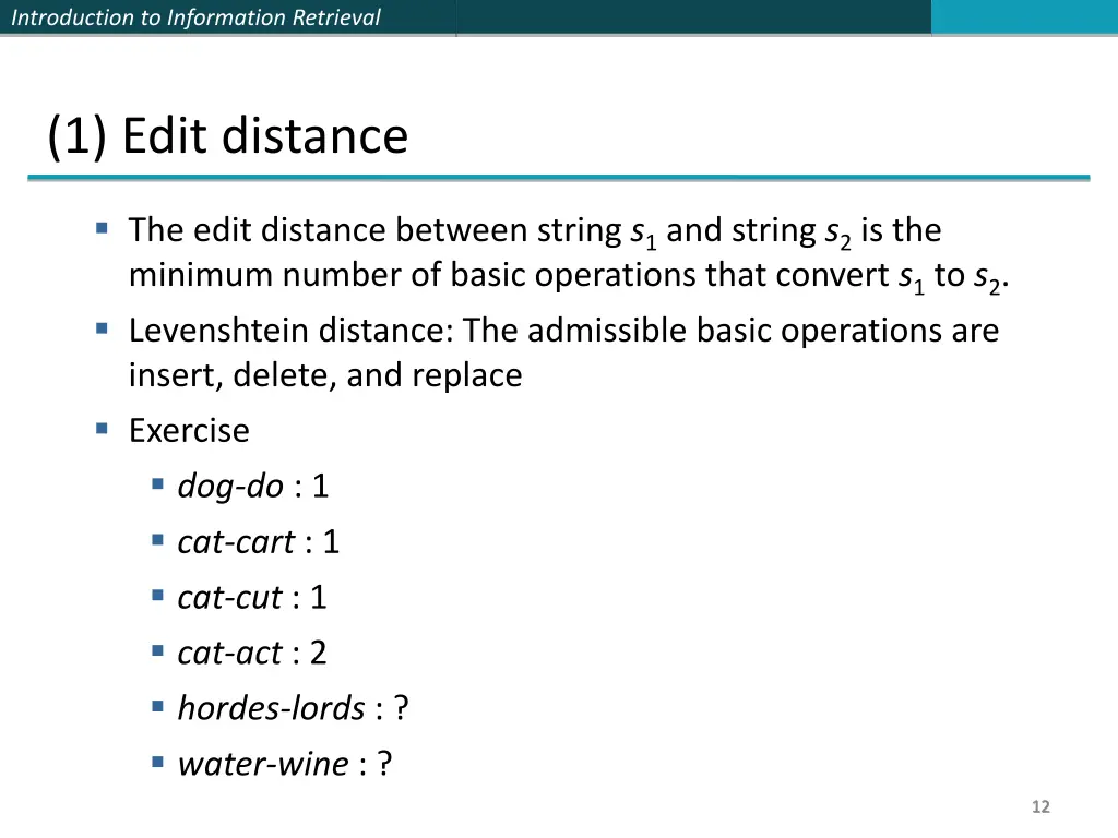 introduction to information retrieval 10