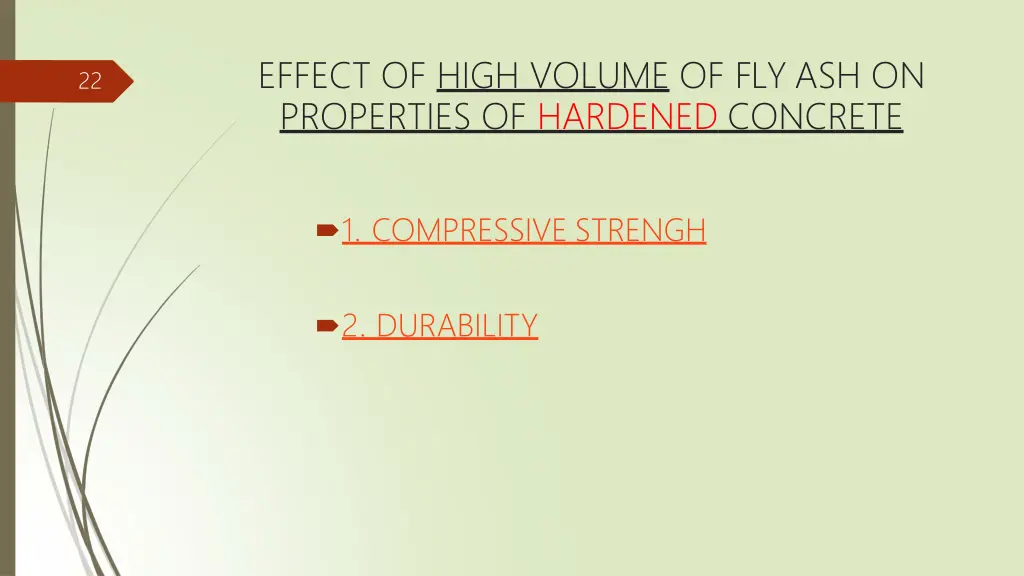 effect of high volume of fly ash on properties 1