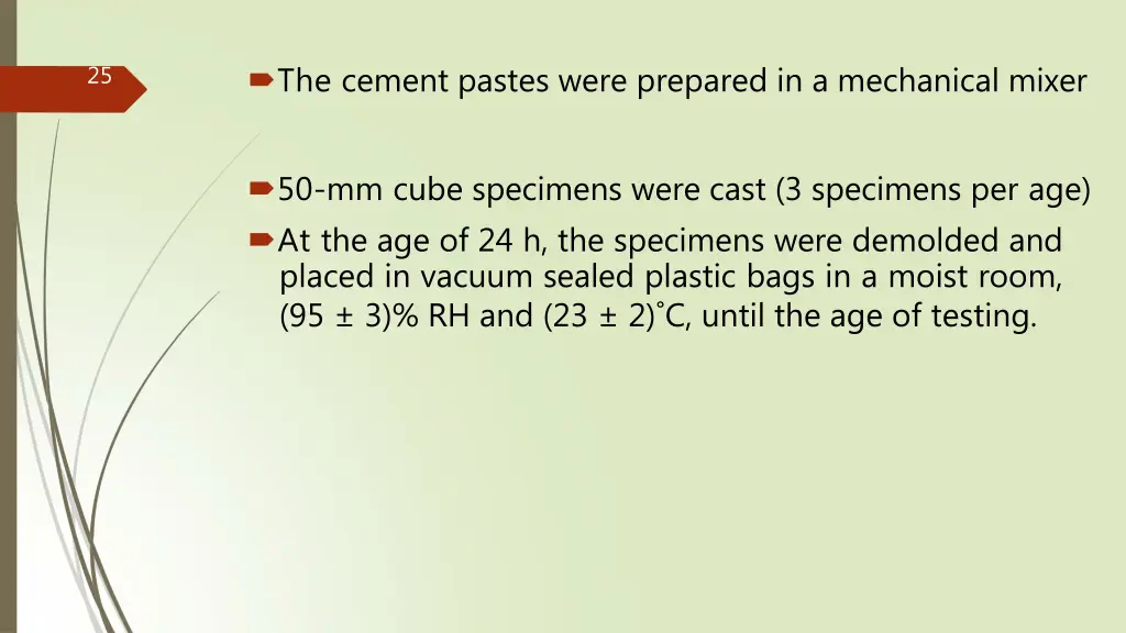 the cement pastes were prepared in a mechanical