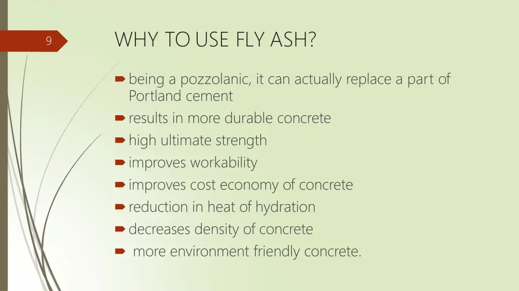 why to use fly ash