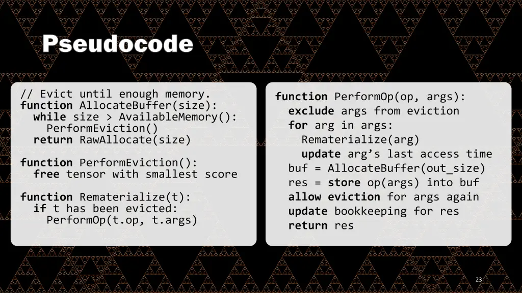 pseudocode