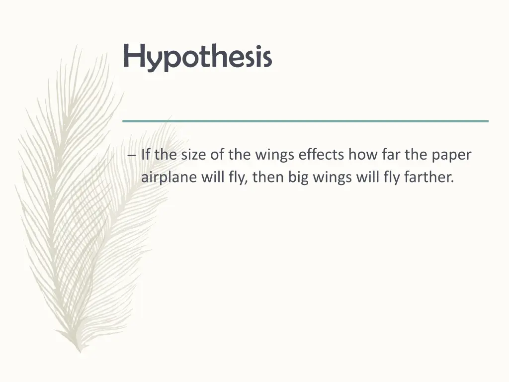 hypothesis