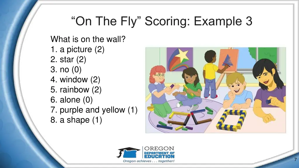 on the fly scoring example 3