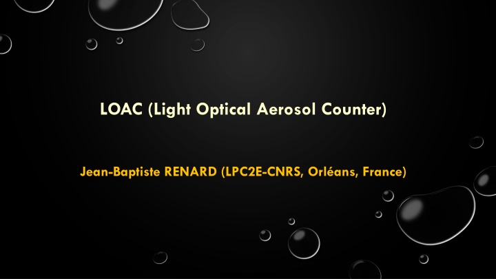 loac light optical aerosol counter