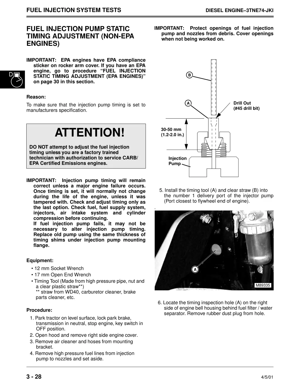 fuel injection system tests 2