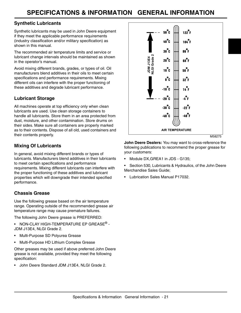 specifications information general information 2