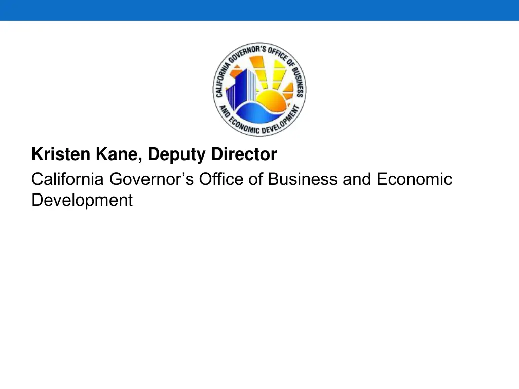 kristen kane deputy director california governor