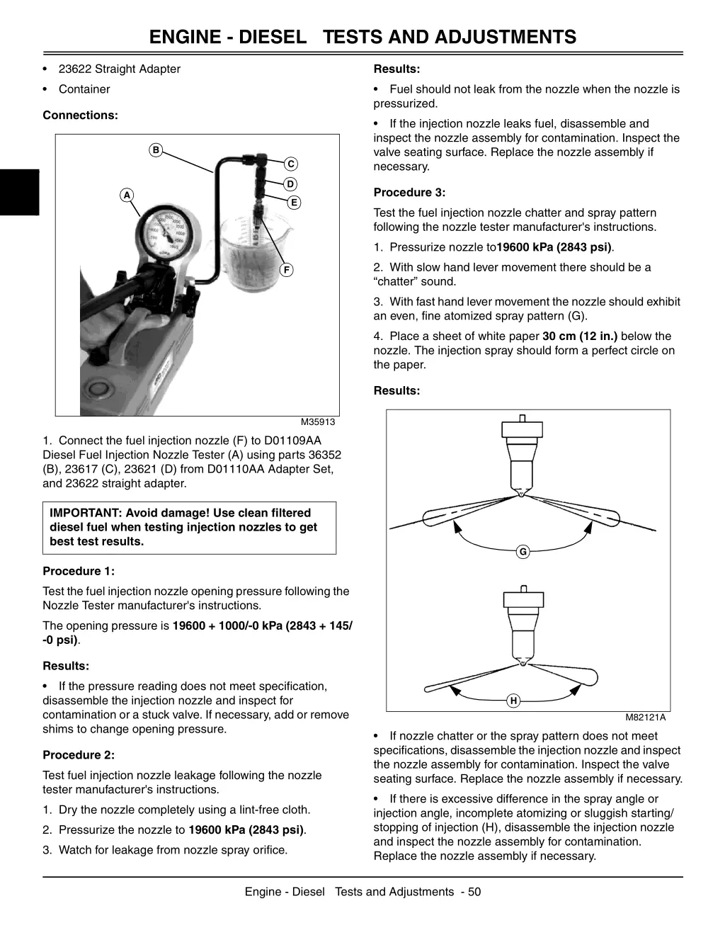 engine diesel tests and adjustments 6