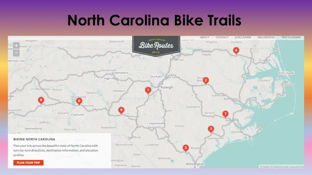 north carolina bike trails