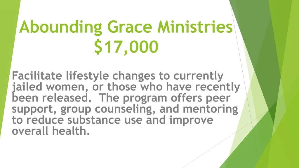 abounding grace ministries 17 000